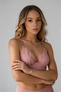 Damen Schmeichelhaftes Bikini-Set mit hohem Bund