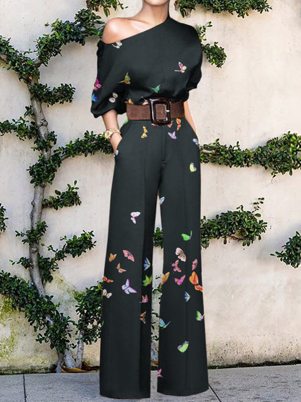 Nova - künstlerischer Jumpsuit - Schwarz - Jumpsuit - Concept Fashionlab Boutique