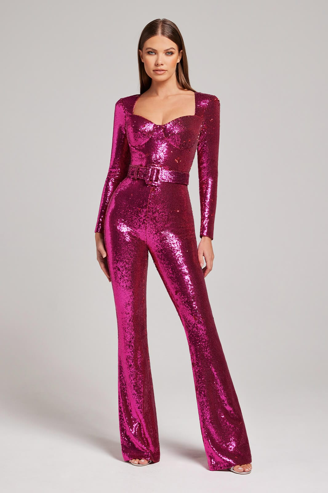 Elaine - Pailletten-Jumpsuit - - Jumpsuit - Concept Fashionlab Boutique