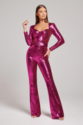 Elaine - Pailletten-Jumpsuit