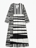Raffiniertes geometrisches Kleid für einen modernen, eleganten Look Damen