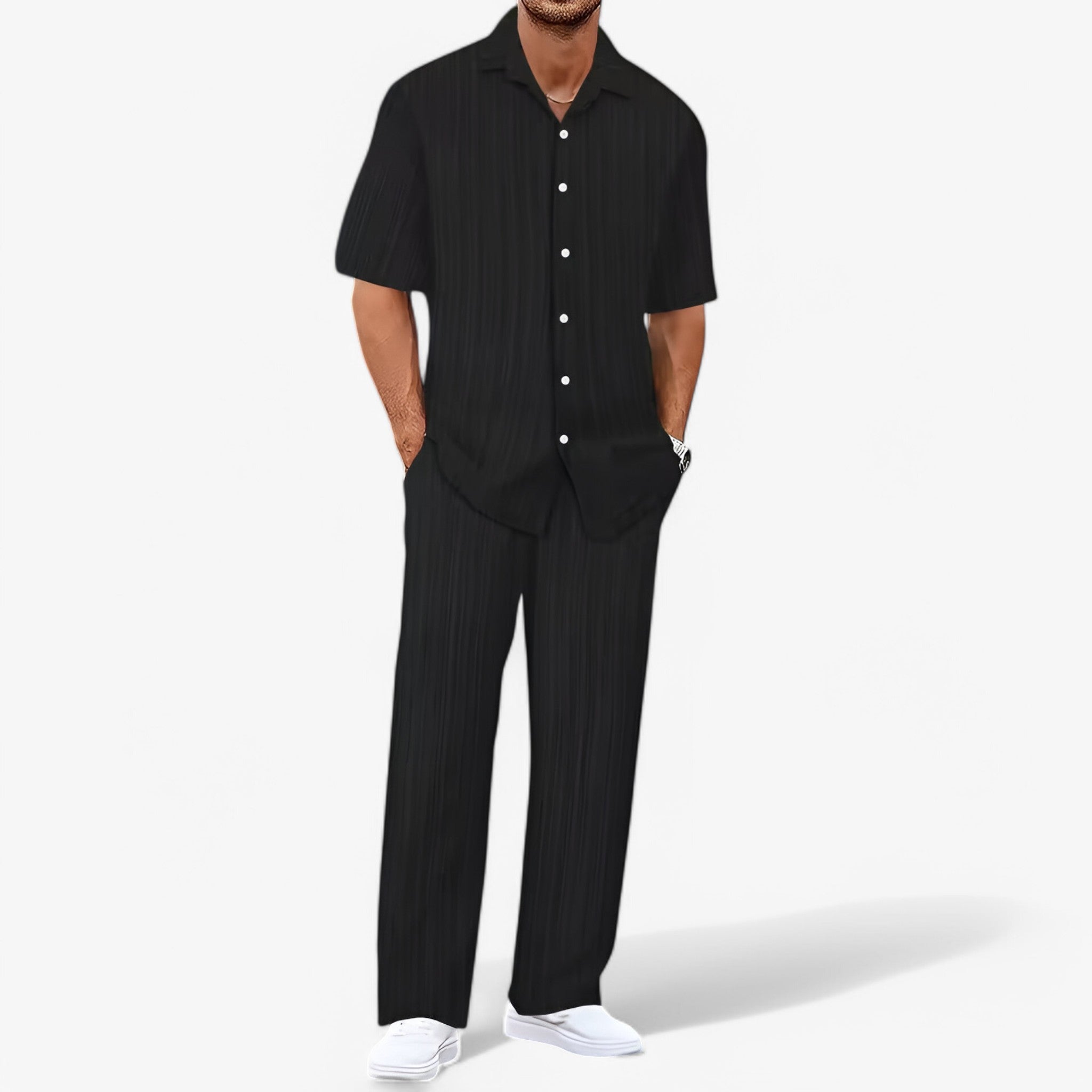 Business-Casual-Set mit Hemd und Hose Damen