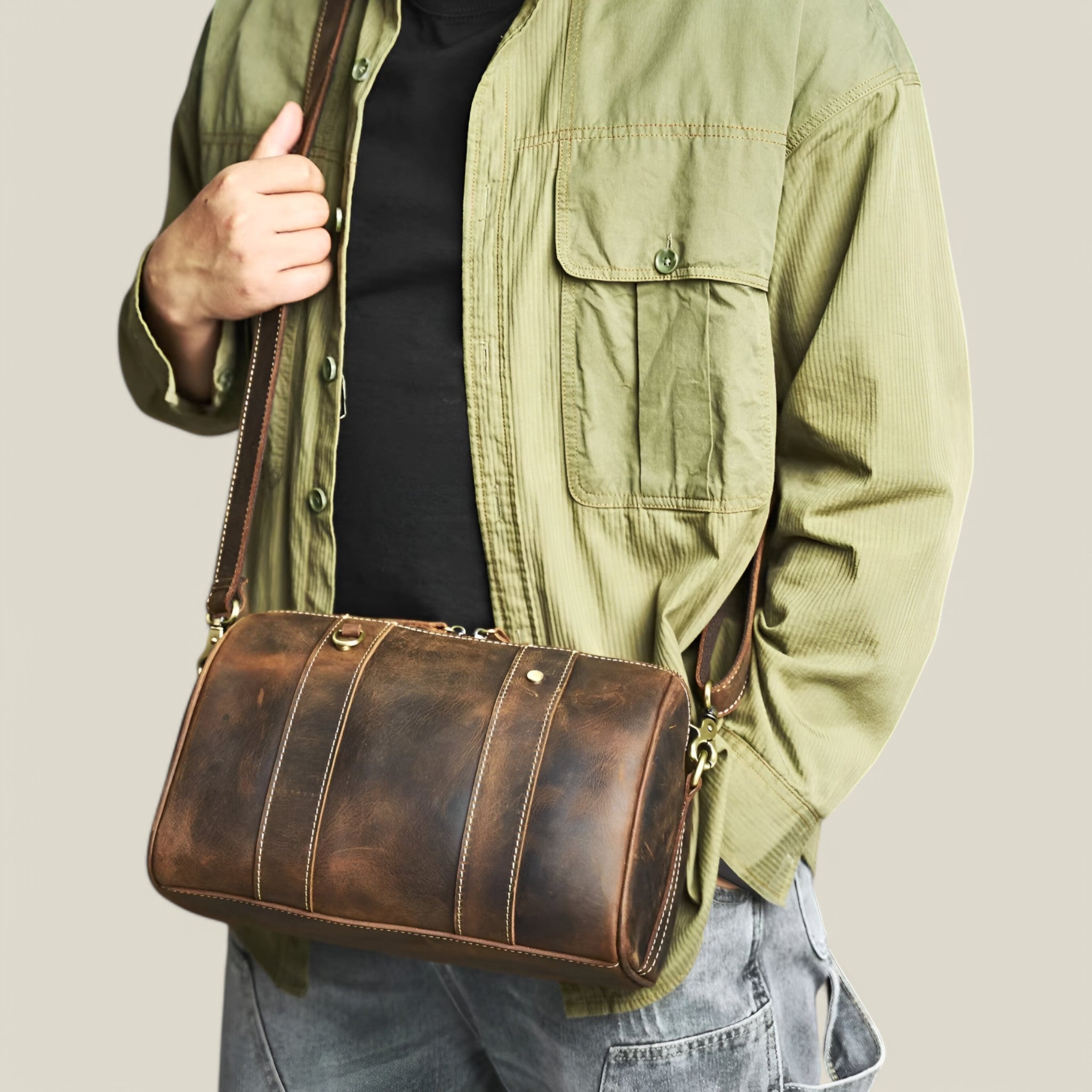 Grayson | Vintage Tasche - Kompakt und vielseitig