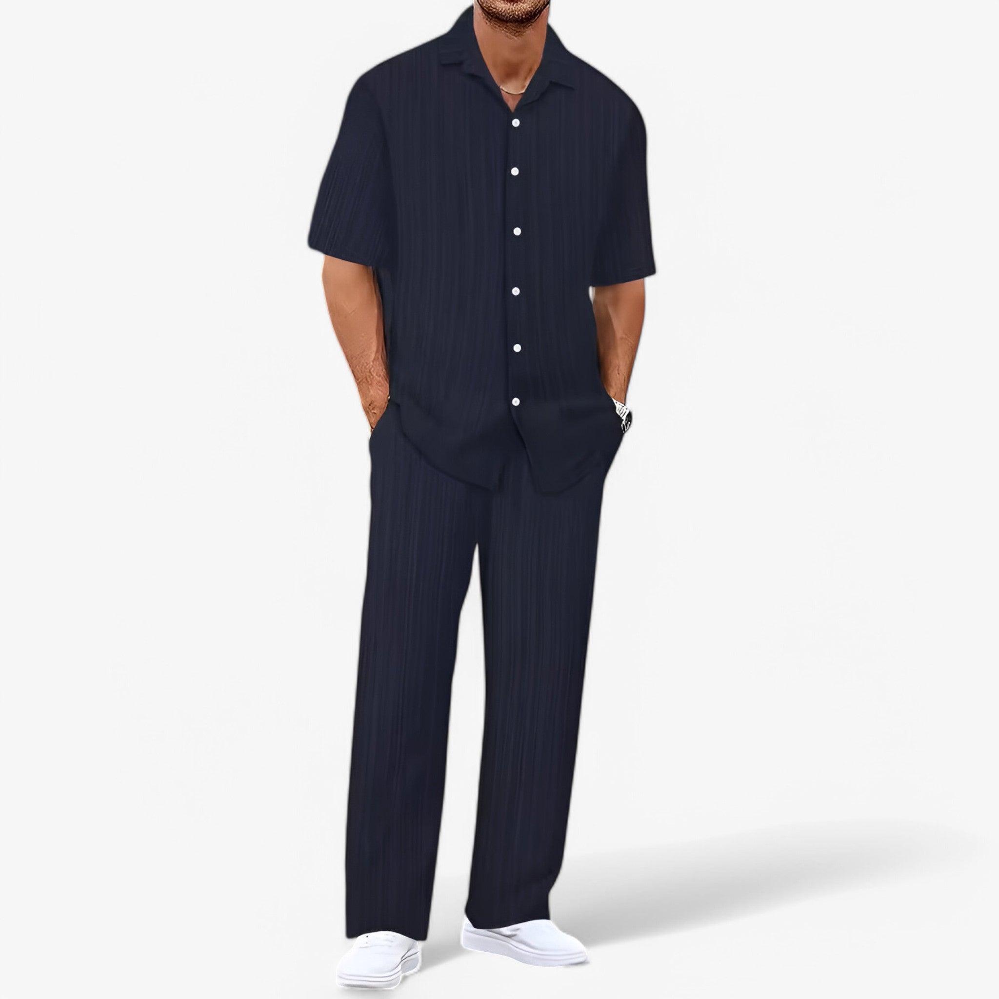 Business-Casual-Set mit Hemd und Hose Damen