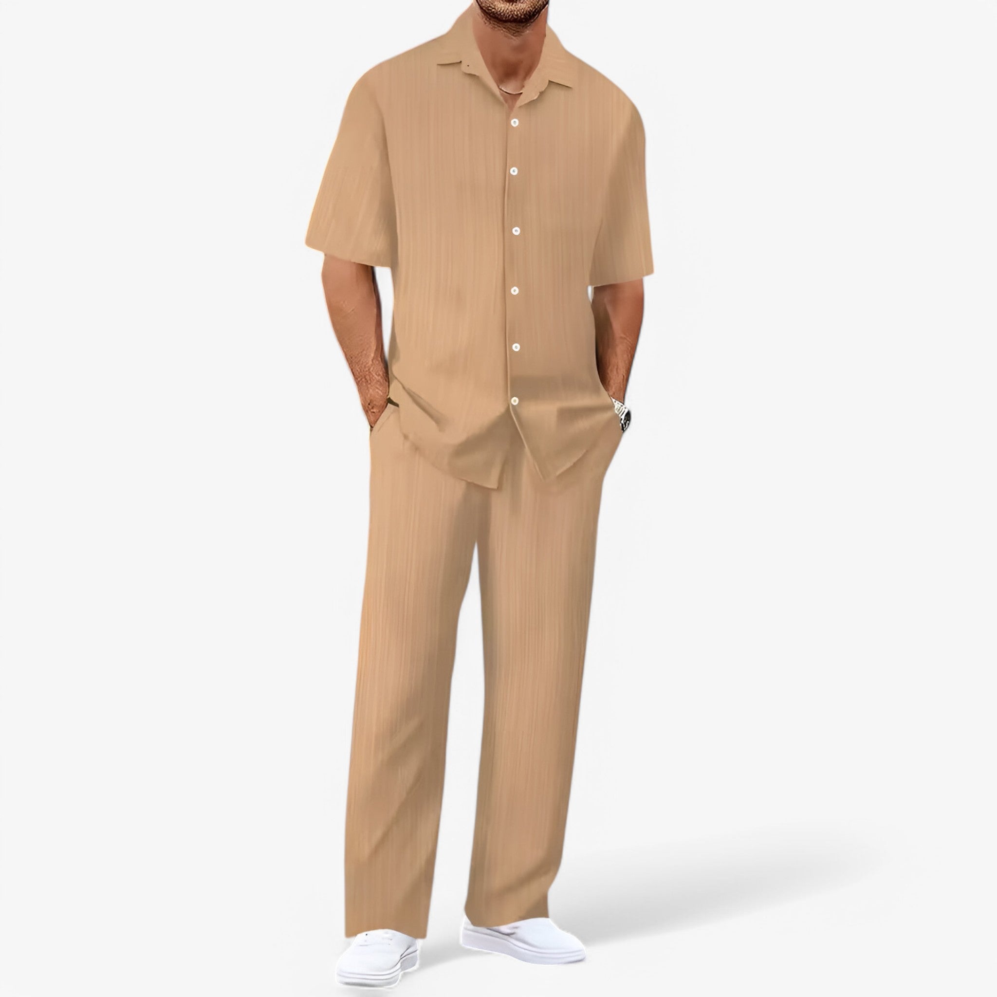 Business-Casual-Set mit Hemd und Hose Damen