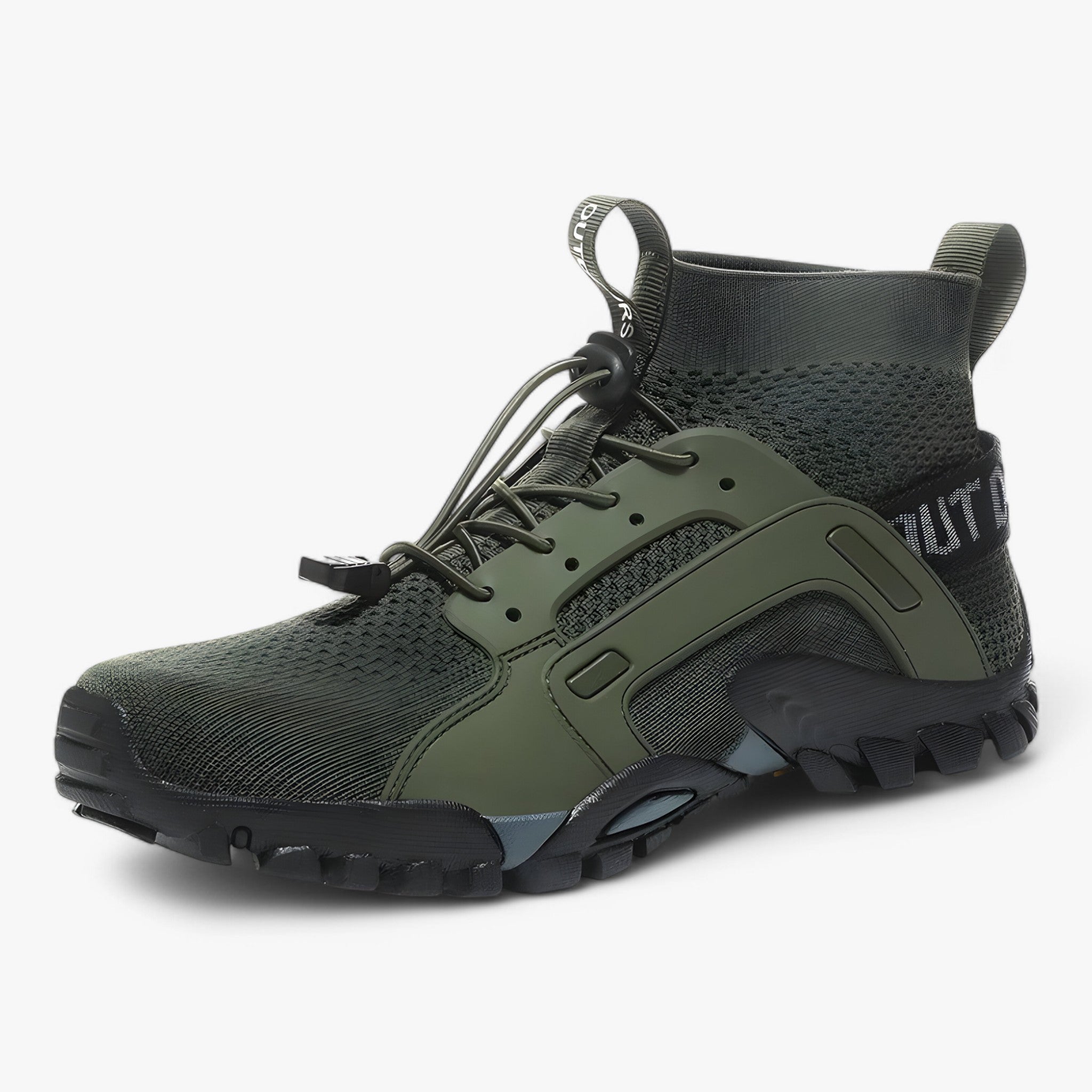 Hochgeschnittene Wanderschuhe - Grün - Hiking Boots - Concept Fashionlab