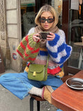 Camila | Damen-Winter-Strickpullover in Mehrfarben