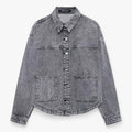 Elegante Damen-Jeansjacke