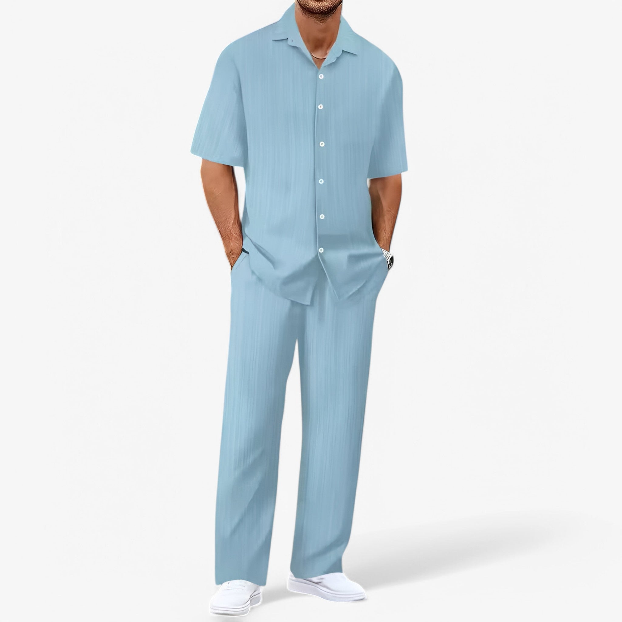 Business-Casual-Set mit Hemd und Hose Damen