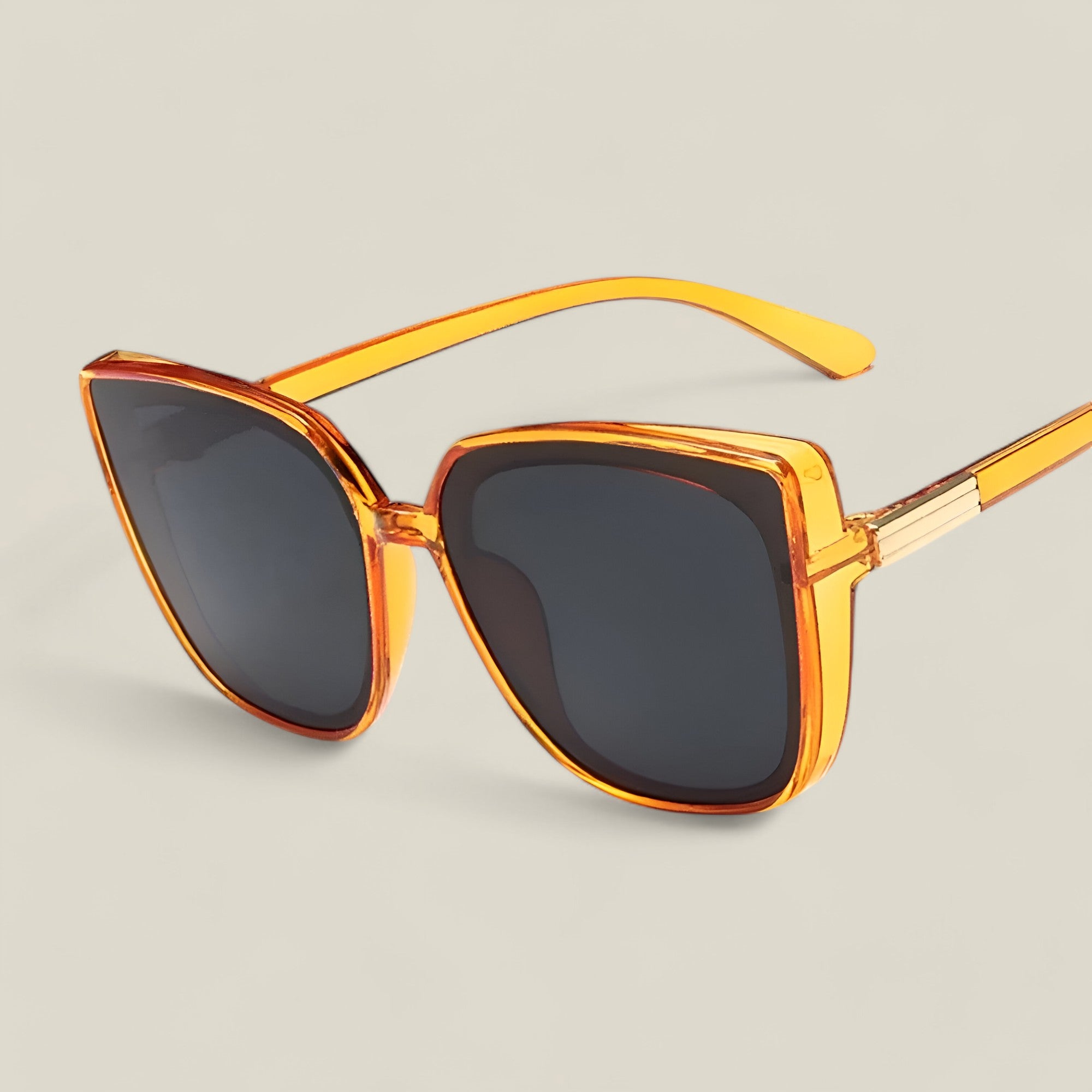 Mariana Cat-Eye Sonnenbrille Vintage - Chic und Kühn Stil - Grau Orange wie gezeigt - - Concept Fashionlab