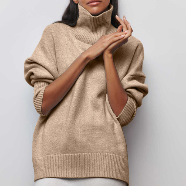 Luxe Rollkragenpullover — mühelose Eleganz und kuschelige Wärme