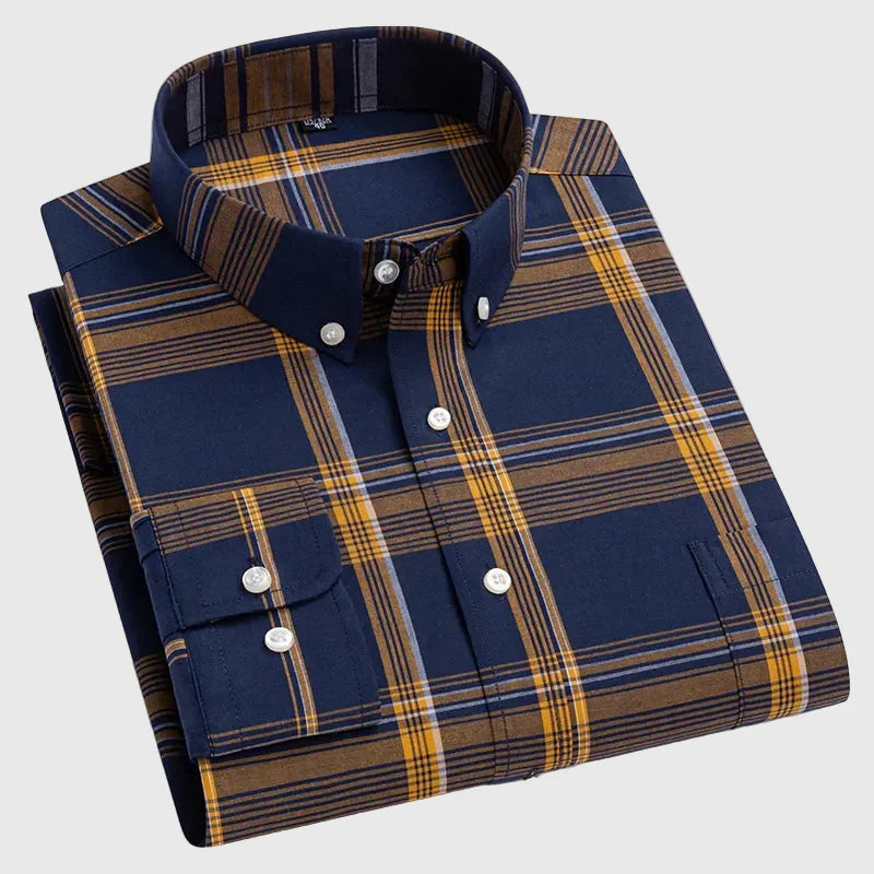 Zeitlose Karo-Bluse für Alltags-Chic