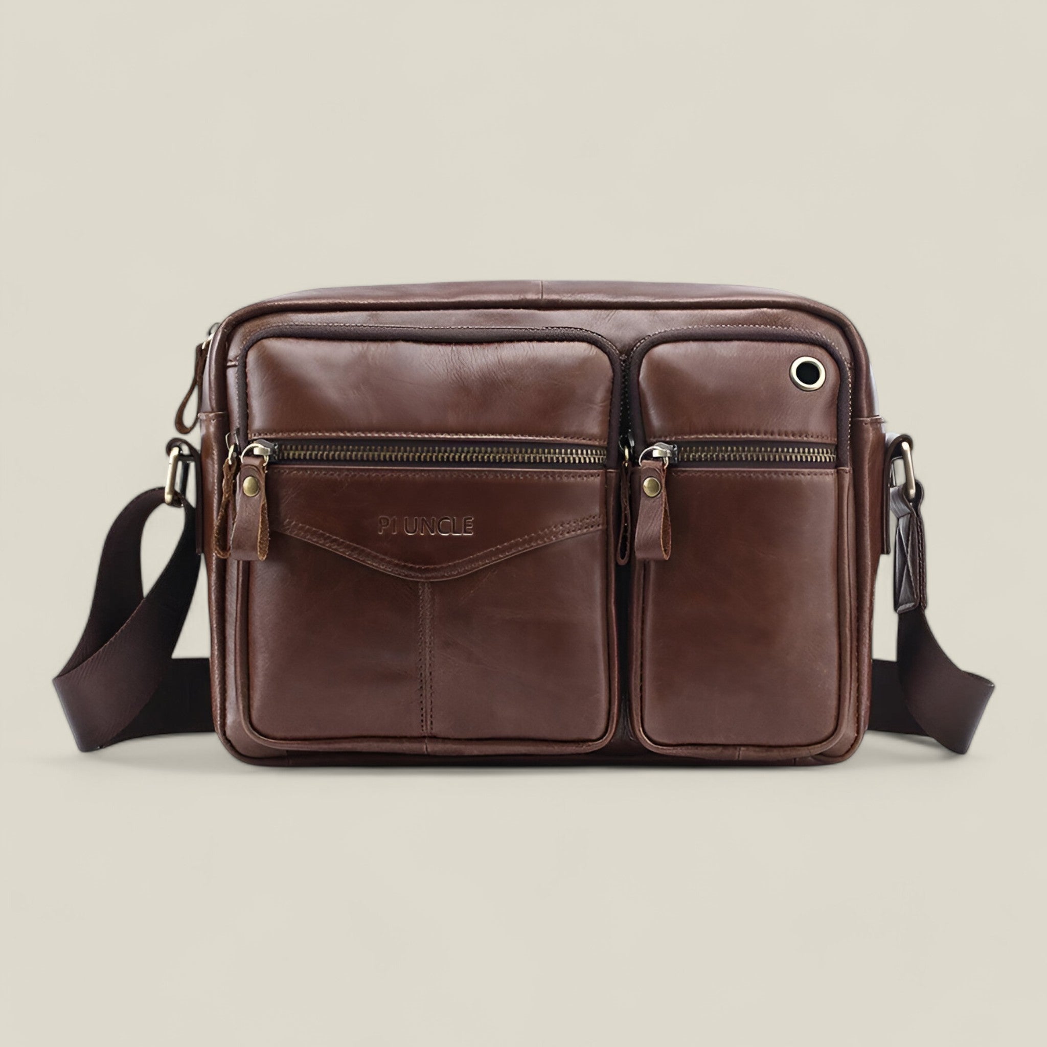 Noah | Lederhandtasche - Elegant und funktional - Kaffee - - Concept Fashionlab