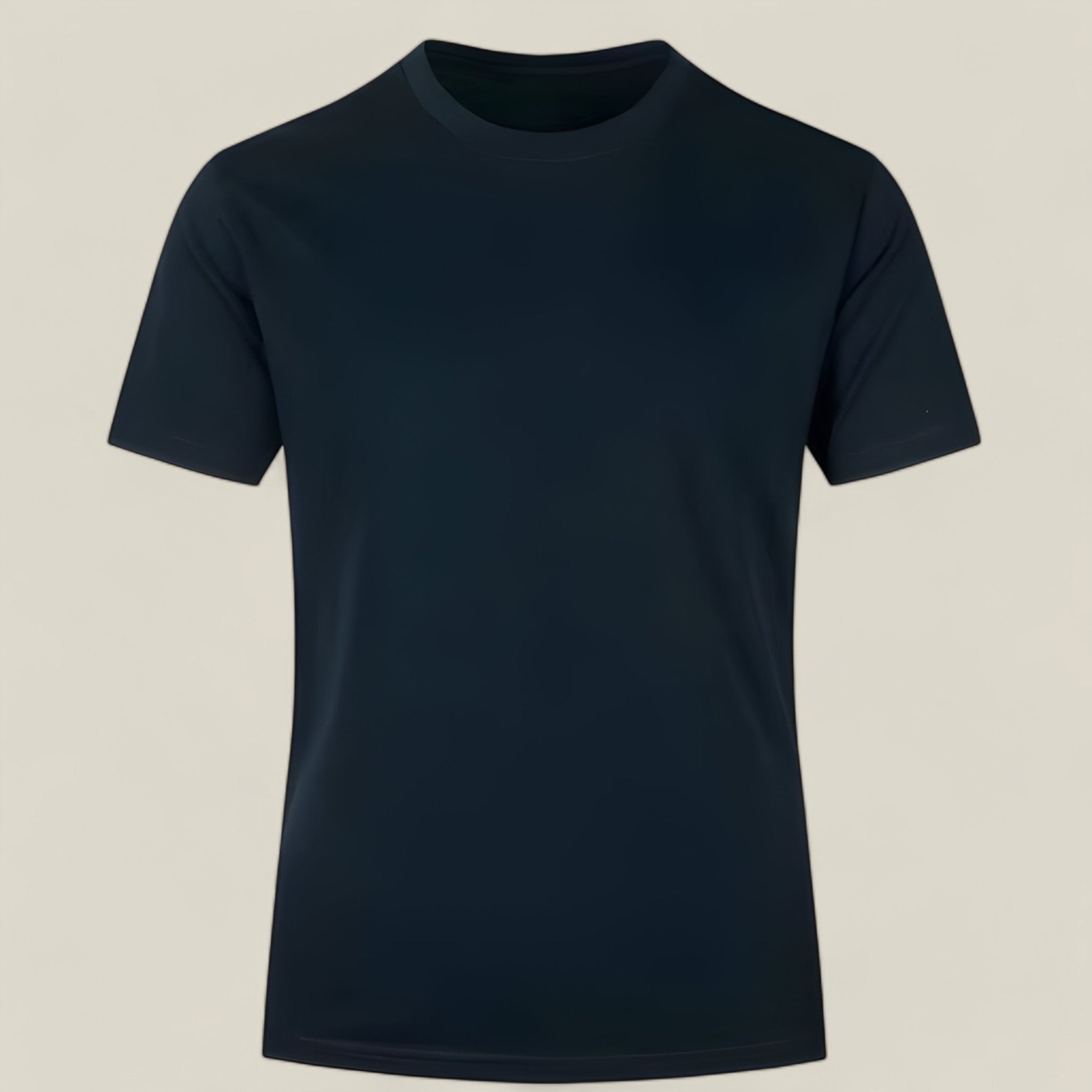 Bogdan | Unisex Baumwoll-T-Shirt Sommer - Lässig, einfarbig - Marineblau - - Concept Fashionlab