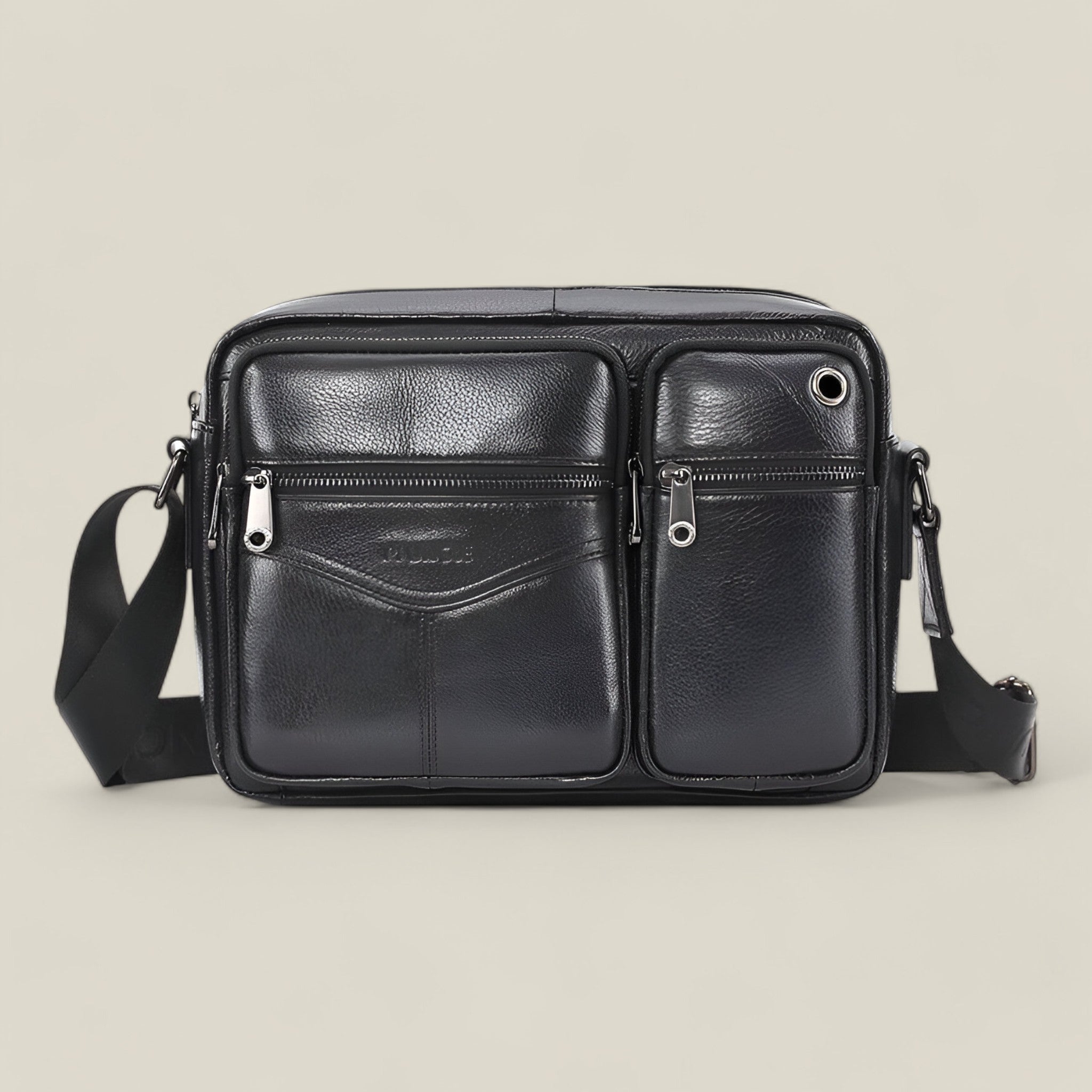 Noah | Lederhandtasche - Elegant und funktional - Schwarz - - Concept Fashionlab