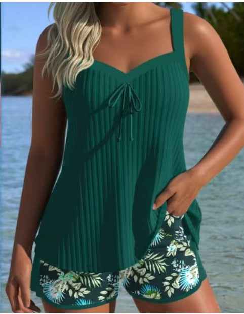 Adalyn Tankini-Set mit Blumenmuster – Schicke, bequeme Strandbademode