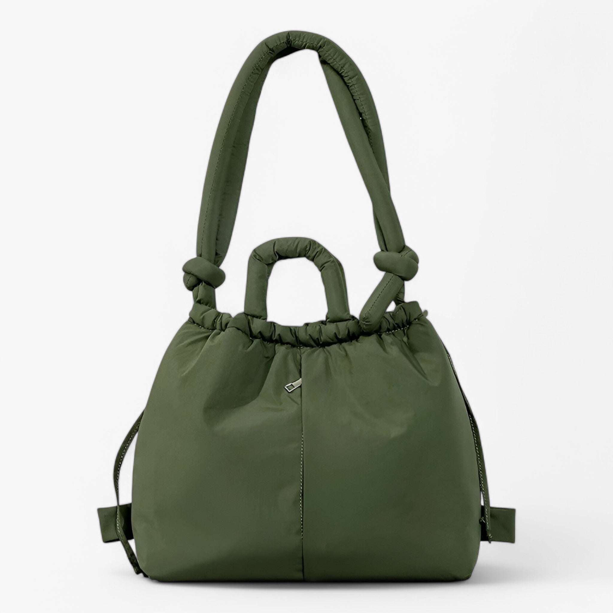 Schicke Puffer-Handtasche mit einem mutigen, einzigartigen Look