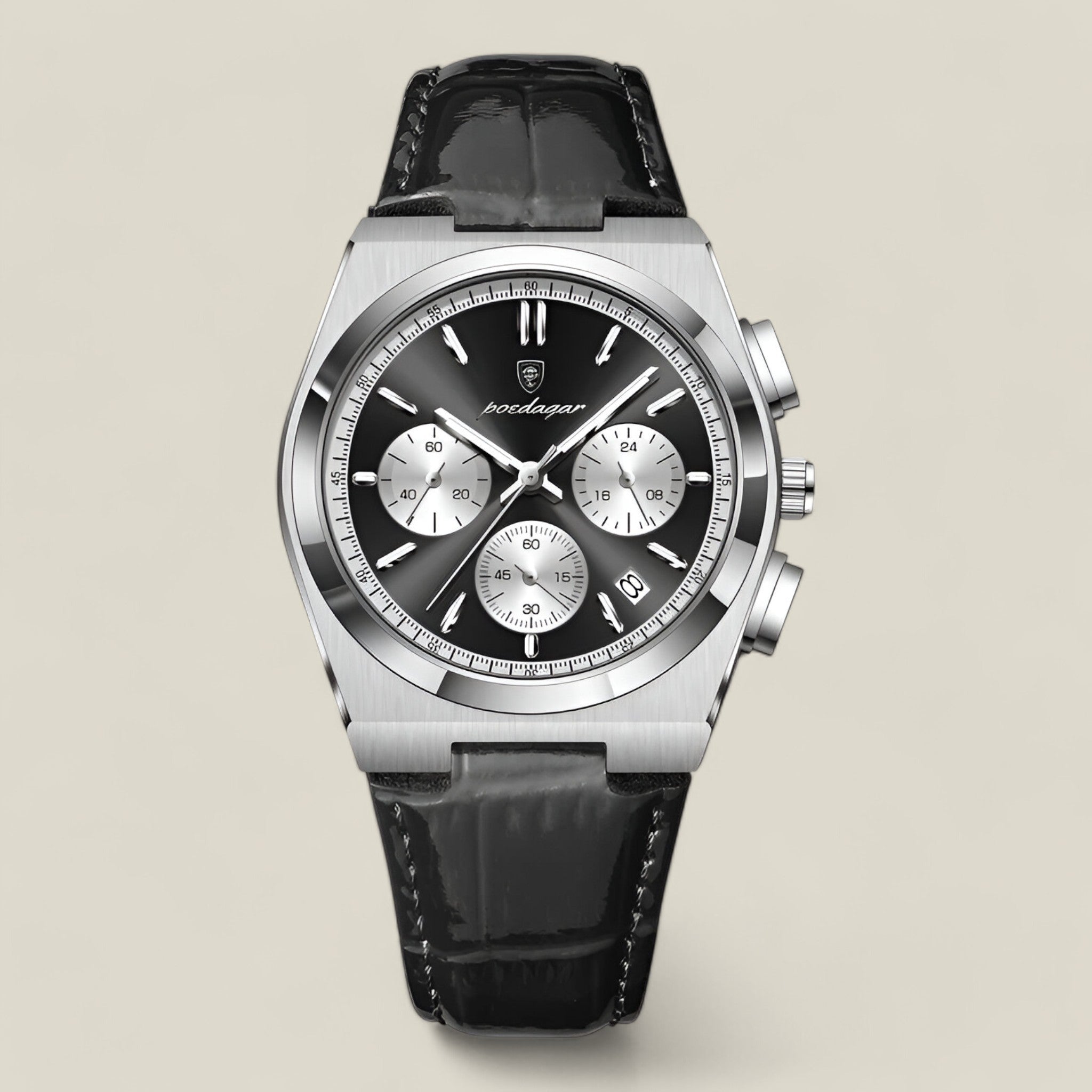 Hovan | Elegante Herrenuhr - Schwarz - - Concept Fashionlab