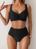 Damen Bikini-Set mit hohem Bund