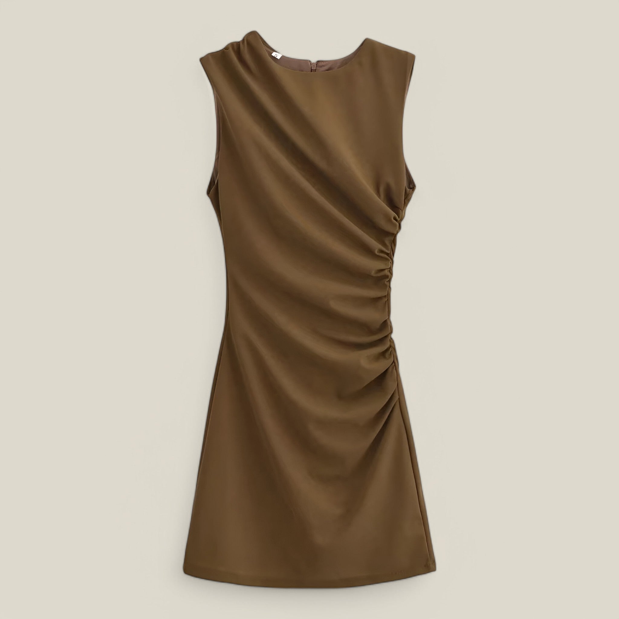 Evelyn | Geraffte Minikleid - Sophisticated und trendy