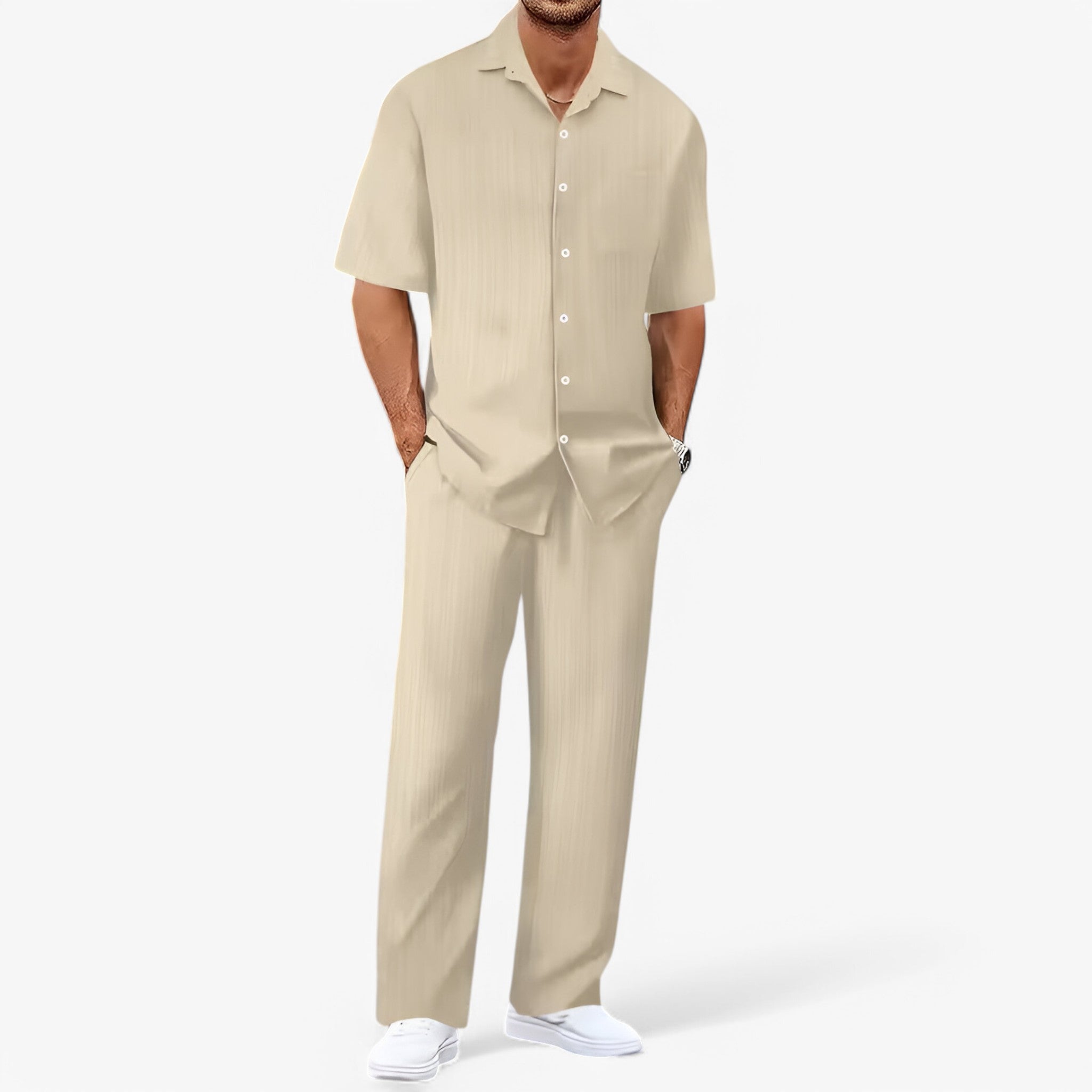 Business-Casual-Set mit Hemd und Hose Damen