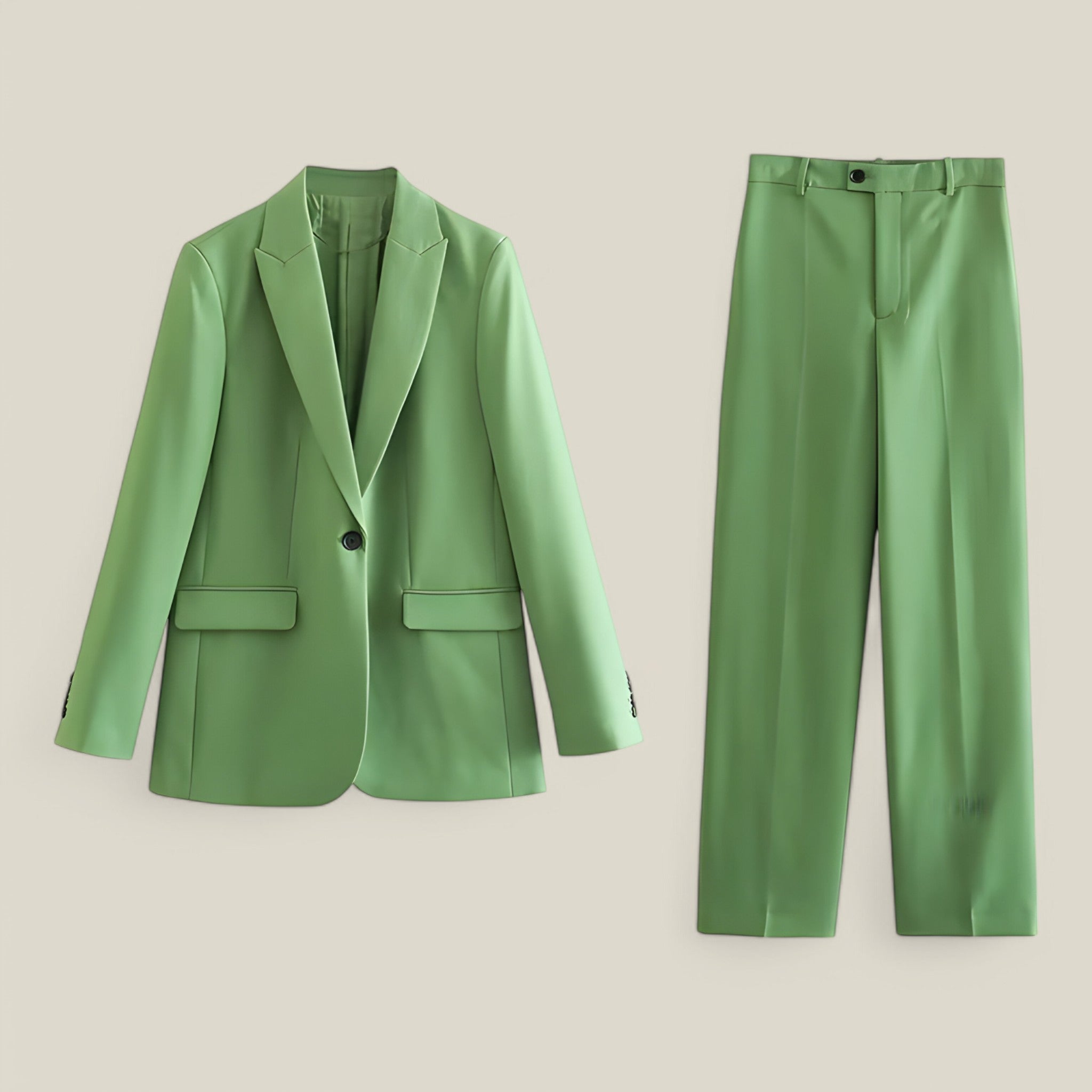 Isabelle | Oversize-Blazer und High-Waist-Hose Set