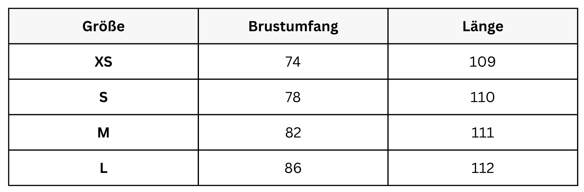 Size Guide