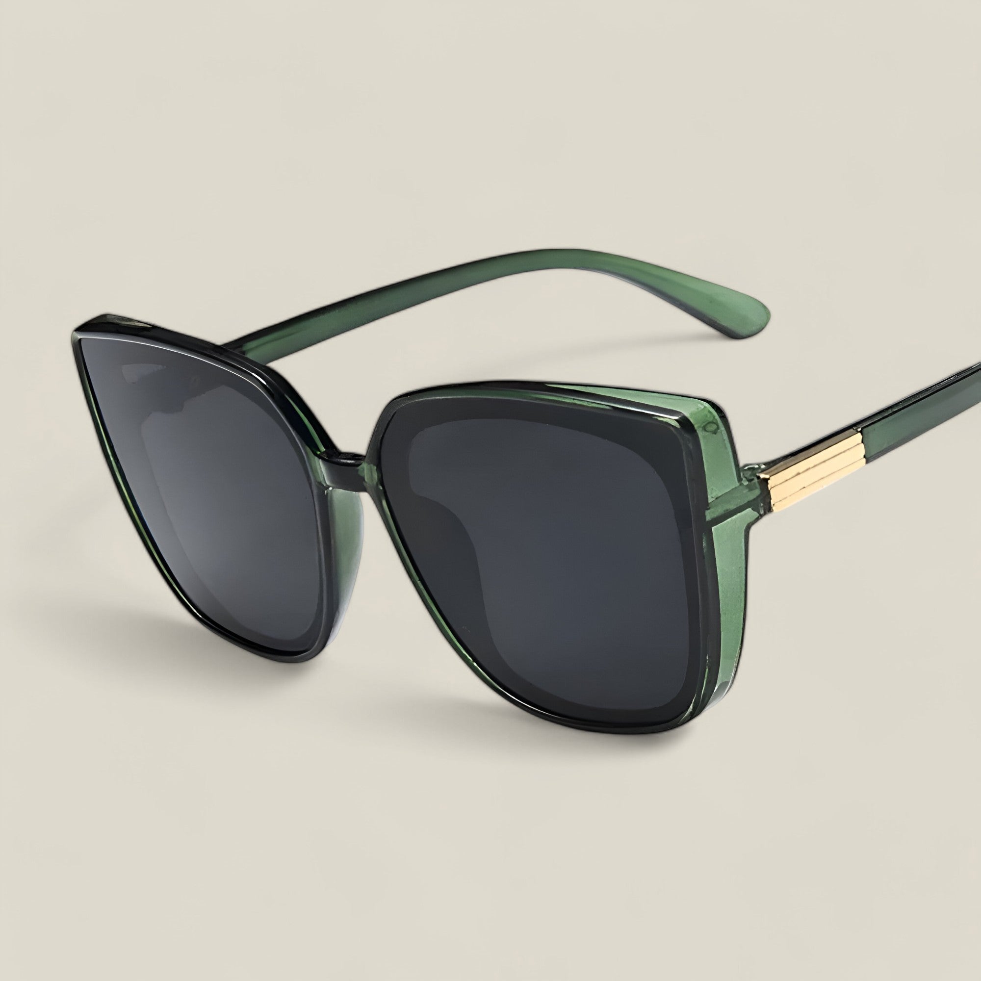 Mariana Cat-Eye Sonnenbrille Vintage - Chic und Kühn Stil - Grau Grün wie gezeigt - - Concept Fashionlab