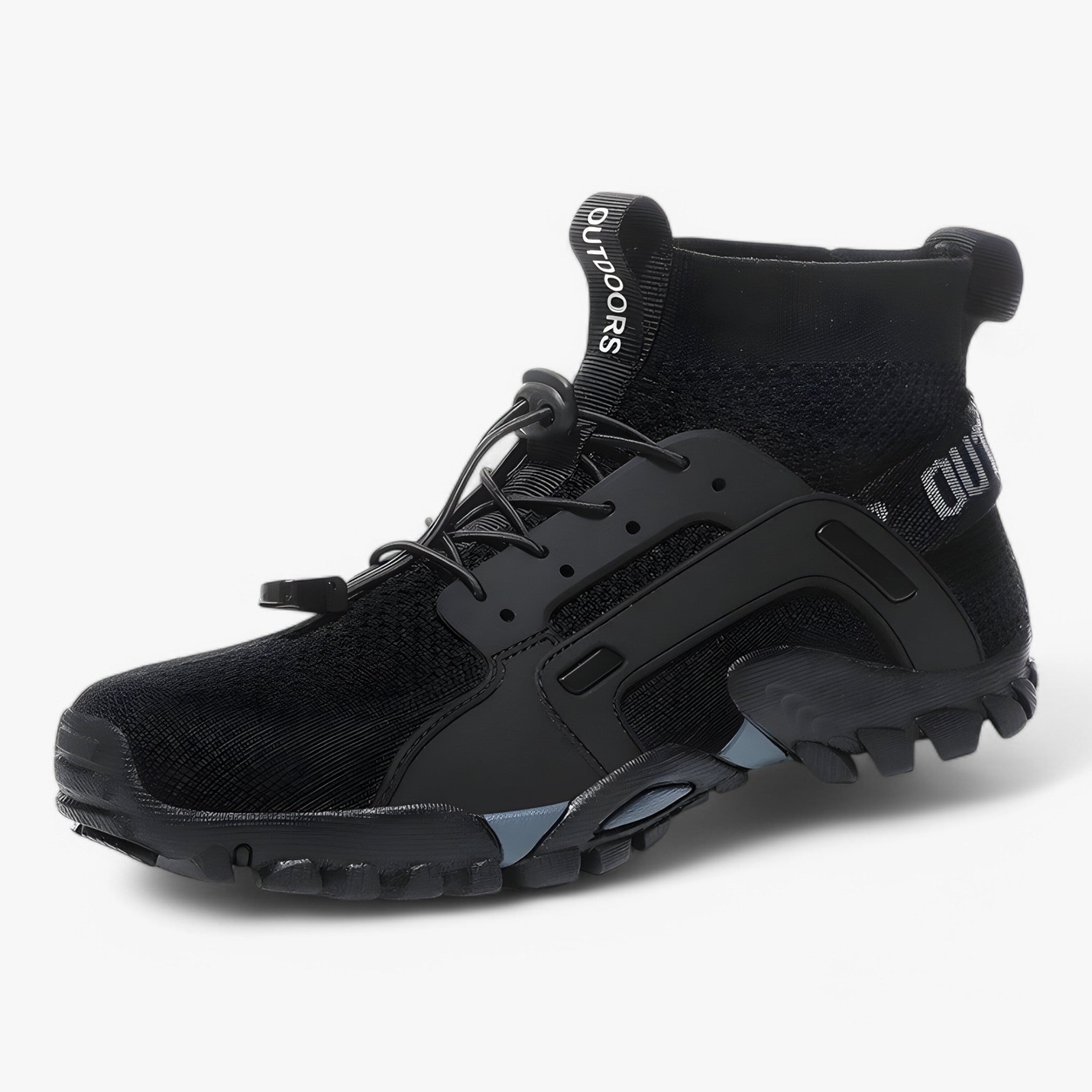 Hochgeschnittene Wanderschuhe - Schwarz - Hiking Boots - Concept Fashionlab
