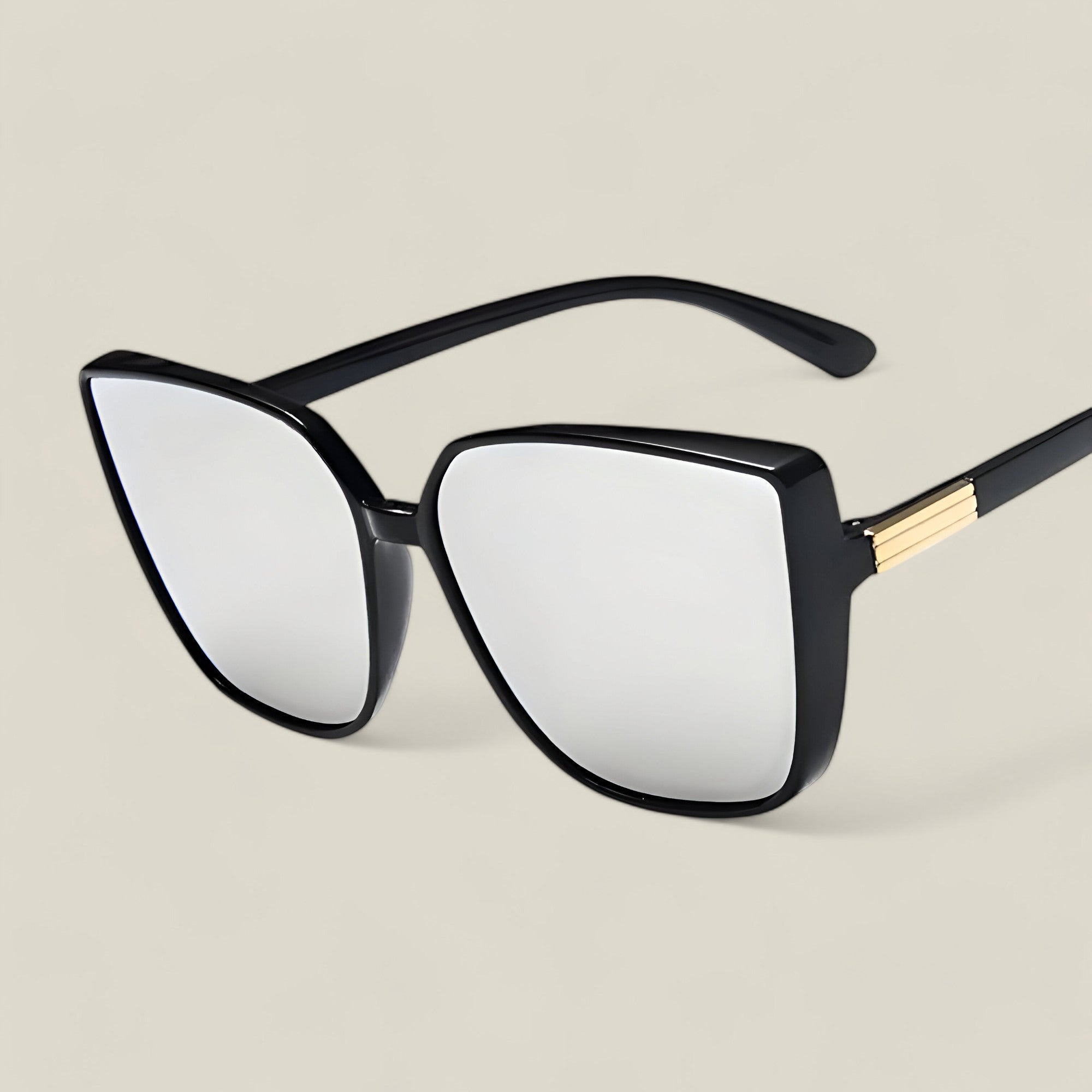 Mariana Cat-Eye Sonnenbrille Vintage - Chic und Kühn Stil - Grau Schwarz wie gezeigt - - Concept Fashionlab