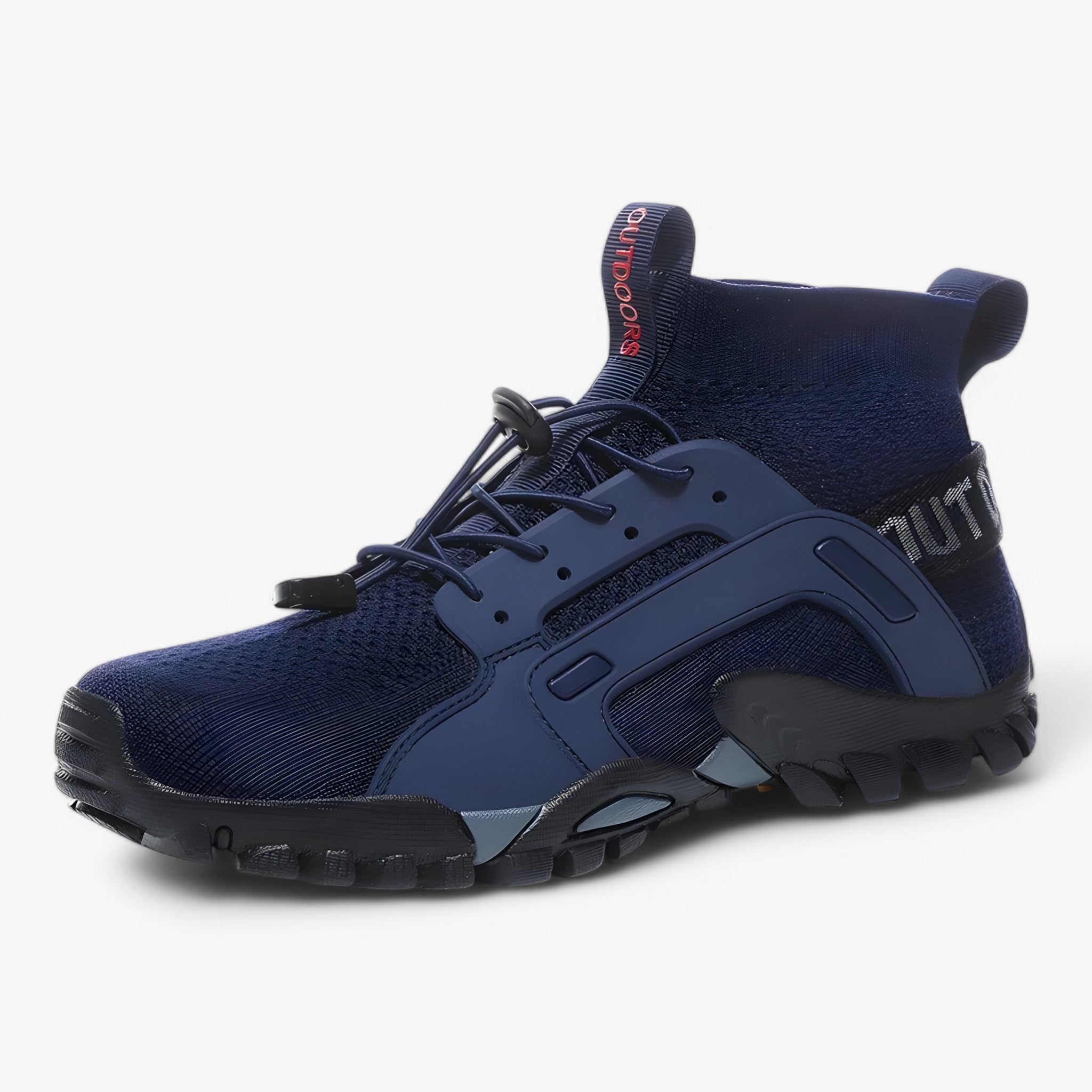 Hochgeschnittene Wanderschuhe - Blau - Hiking Boots - Concept Fashionlab