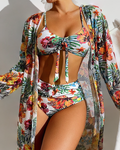 Bikini mit Blumenrock Damen