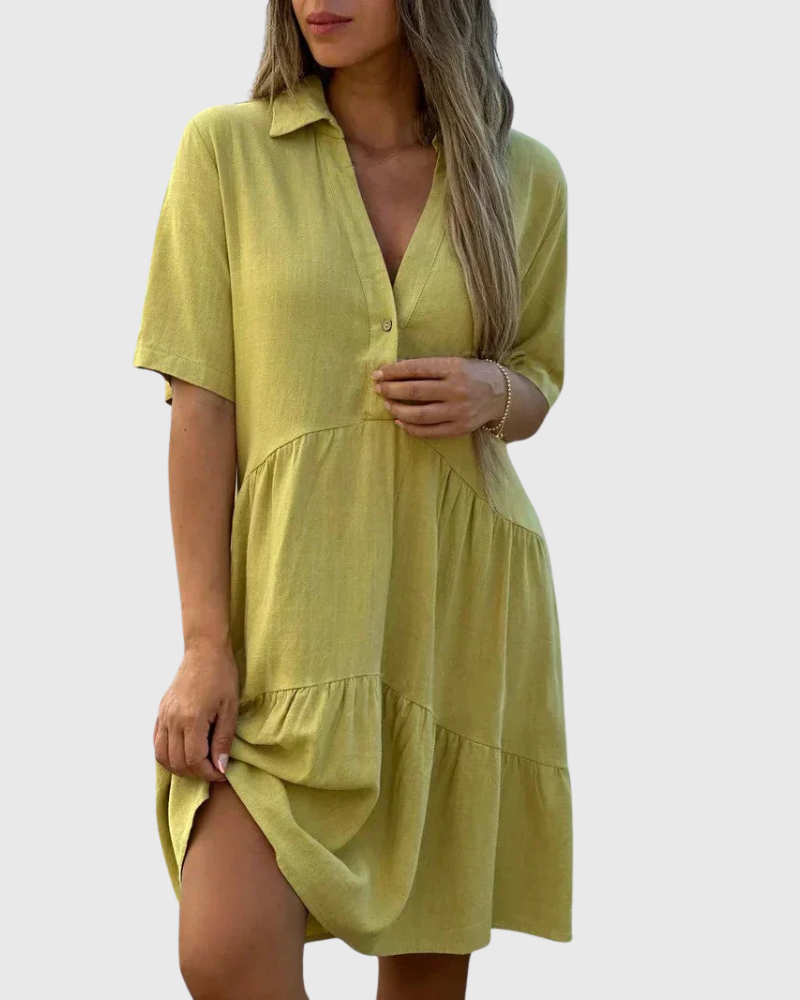 Ariana: Fließendes elegantes Minikleid