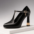 Elegante T-Träger-Pumps Damen