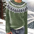 Gemütlicher Strickpullover mit zeitlosen Winterdetails