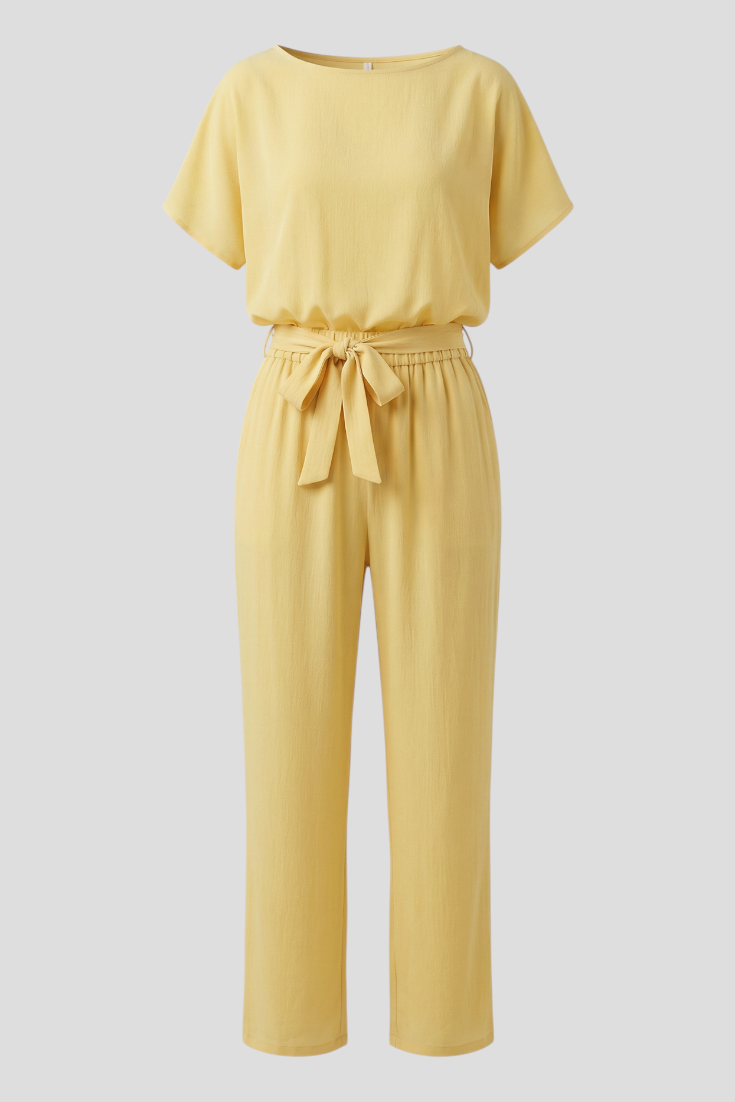 Eleganter Damen-Jumpsuit - Gelb - Jumpsuit - Concept Fashionlab