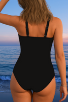 Luxus-Surplice-Badeanzug mit buntem Muster