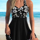 Ivy-Blumen-Tankini-Set mit Rock – Chic, fließende florale Bademode für einen stilvollen Strandtag