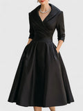 Damen Luxuriöses Midikleid für mühelose Eleganz