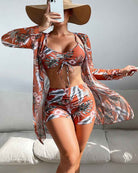 Muse® | 3-teiliges bedrucktes Bikini-Set