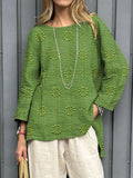 Damen Vintage-Blumen-Shirt