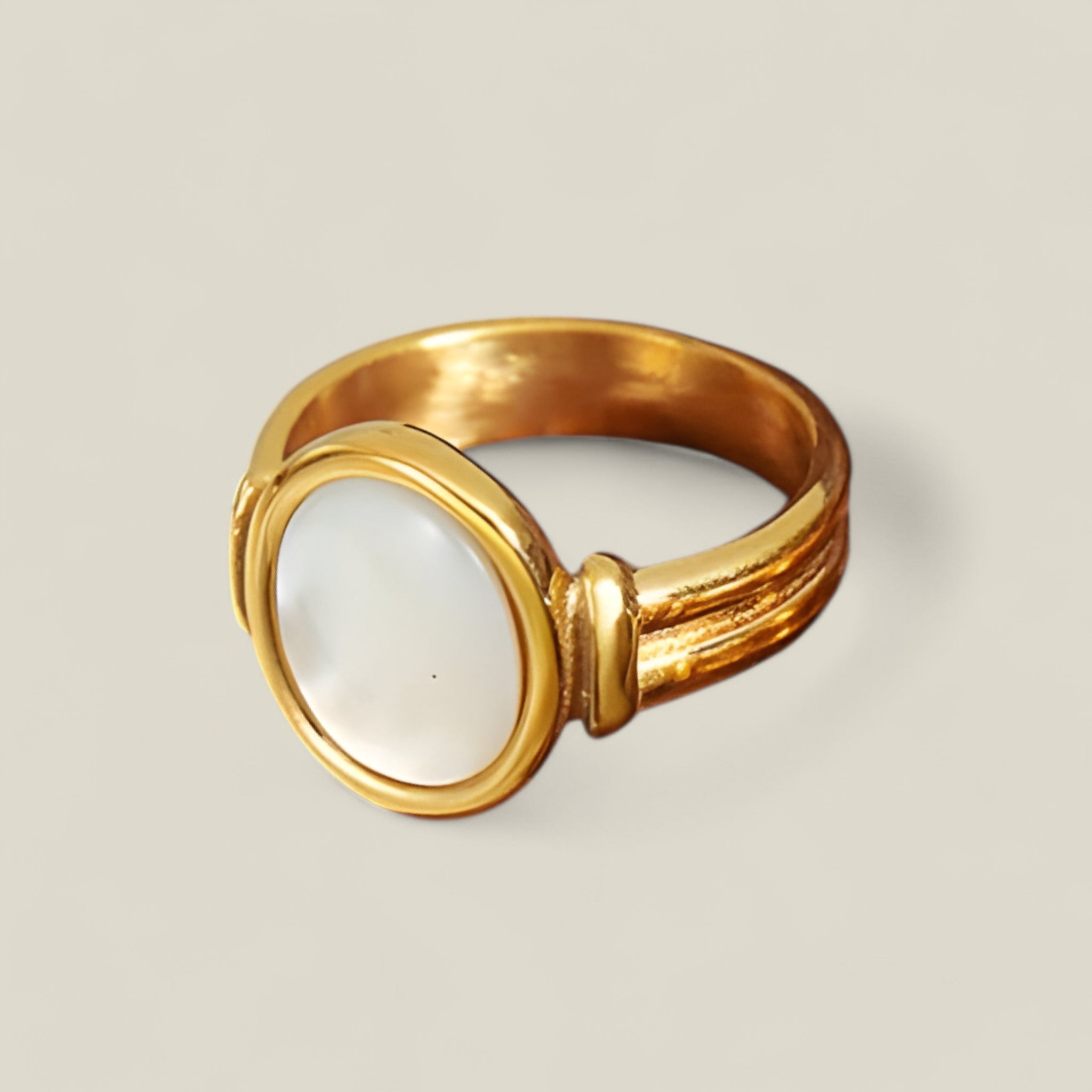 Laura | Ring mit Muschelringen - - - Concept Fashionlab