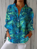 Florina | Pfauen-Anmut Bluse