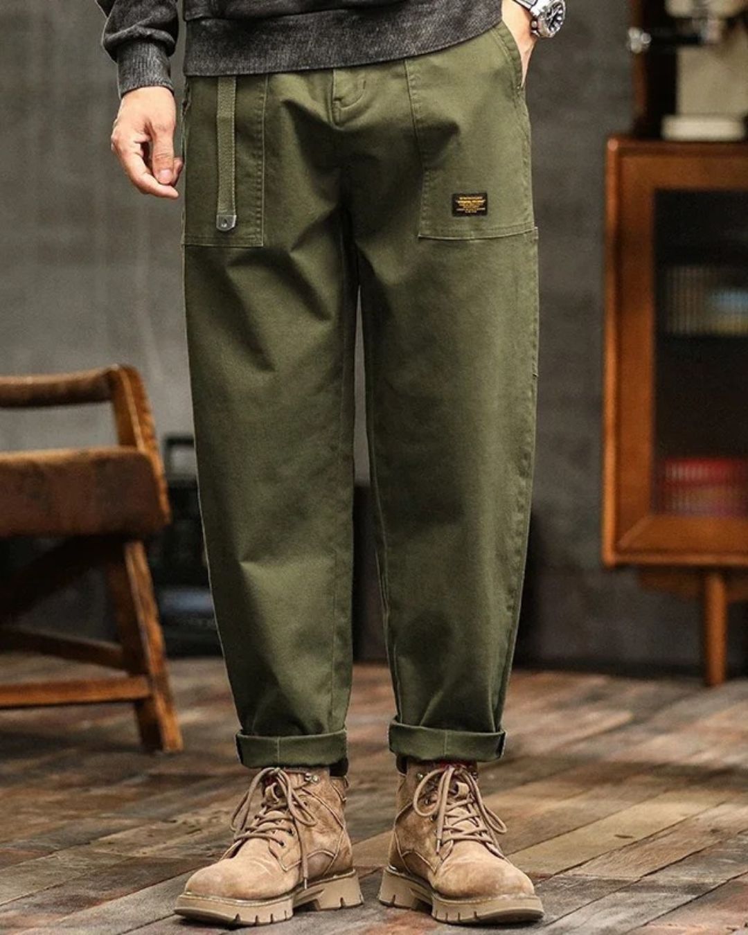 Vintage Cargohose – Zeitloser Utility-Stil mit modernem Tragekomfort