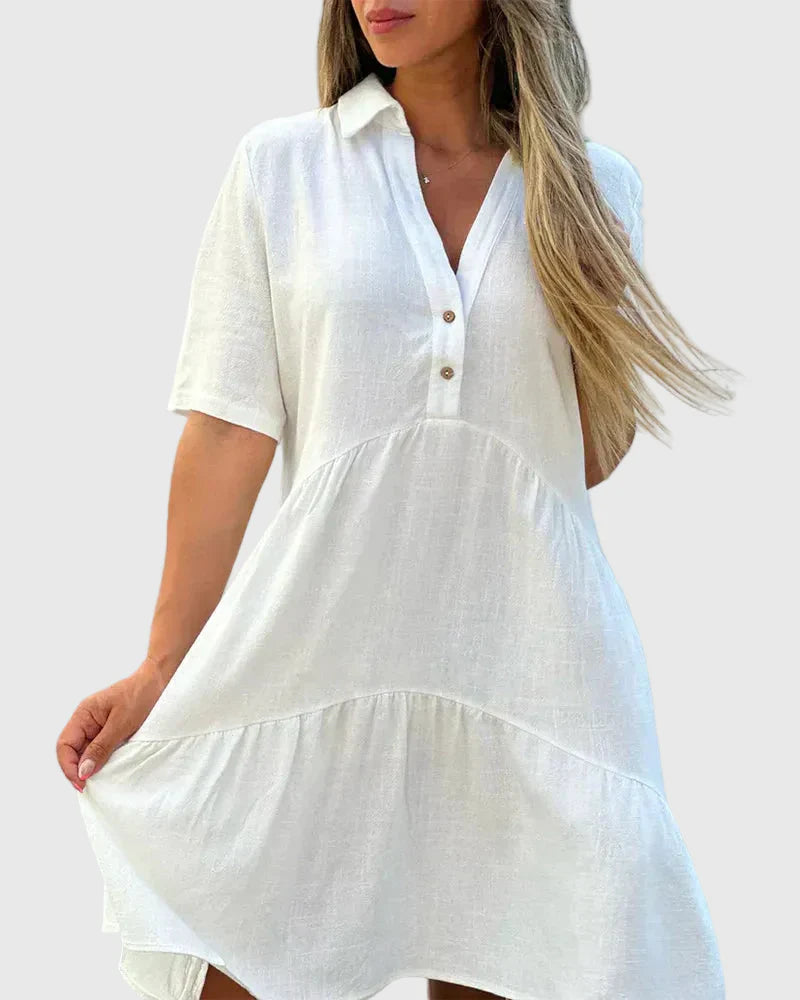 Ariana: Fließendes elegantes Minikleid