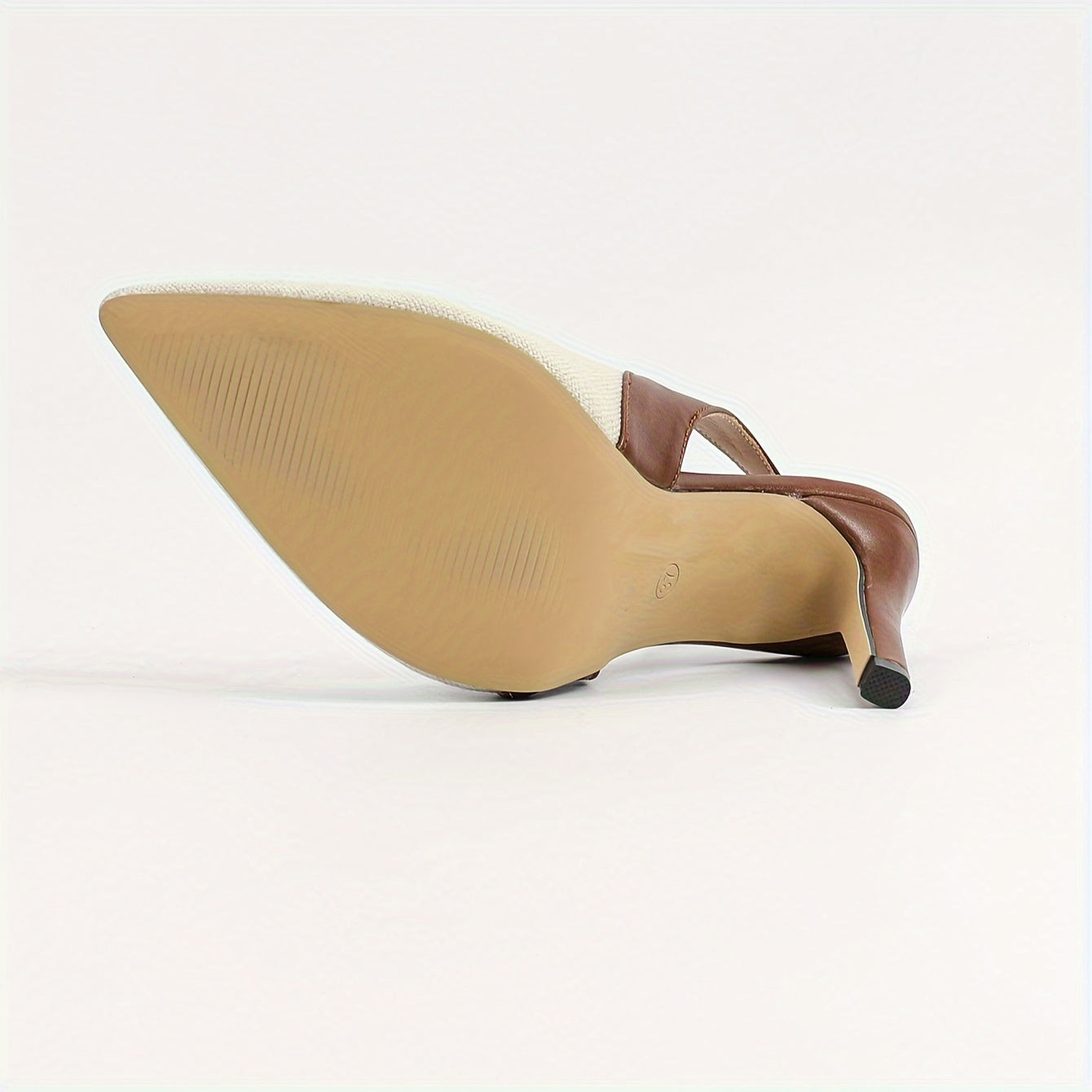 Amélie: Mutiger Kontrast-Slingback-Pumps Damen - Schwarz - Damen > Heels - Concept Fashionlab