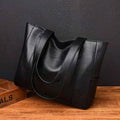 Damen Leder-Schultertasche – Zeitloser Stil