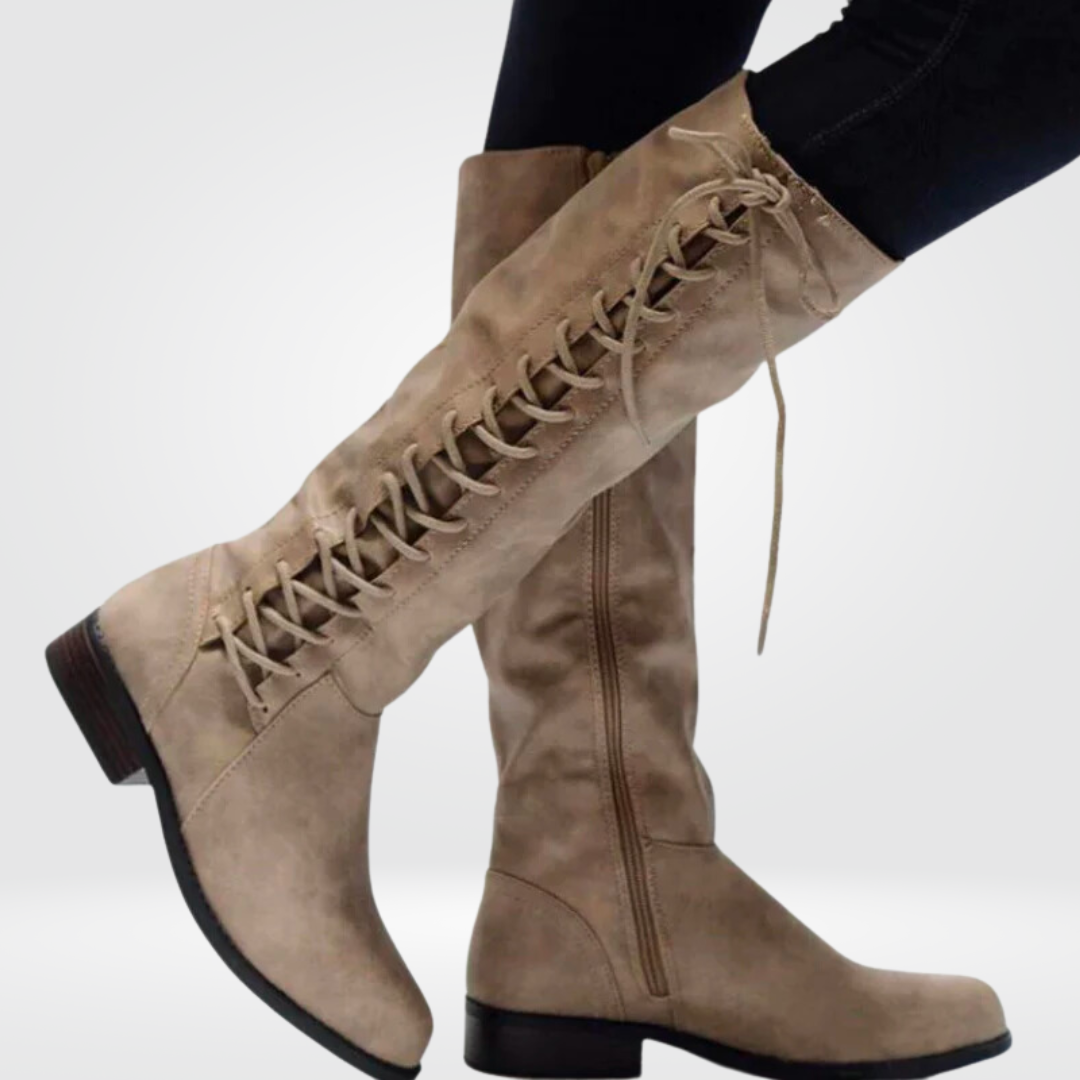 Damen-Hochstiefel – Schlankes kniehohes Design