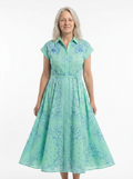 Eleanor™ - A-Linien Paisley Midikleid