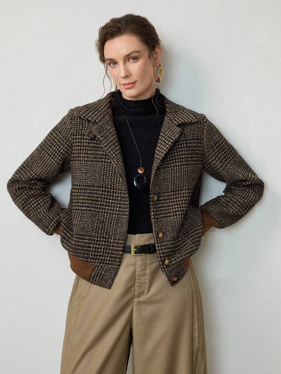 Blythe Cropped Tweed Jacket — Effortlessly Chic - - Jacket - Concept Fashionlab
